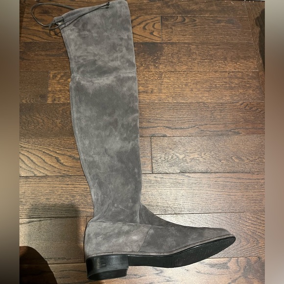 Stuart Weitzman Grey Thigh High Boots - Picture 3 of 13